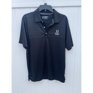 Bermuda Sands Men's Polo Golf Sz Small FGCU Eagles Black Short Sleeve